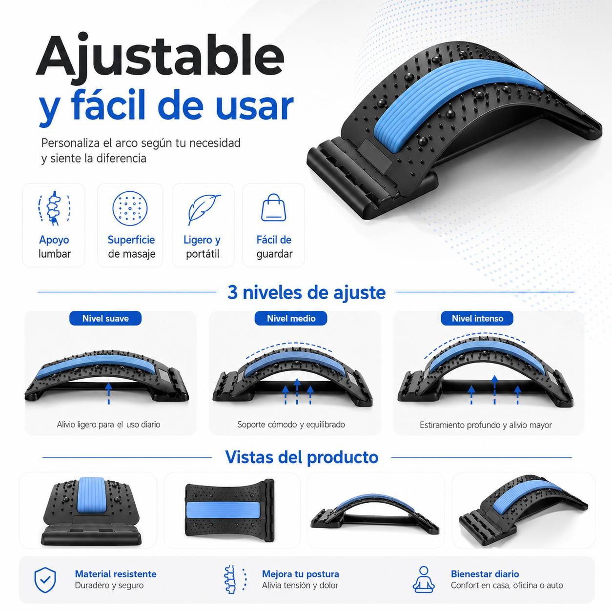 Masajeador Estirador Lumbar