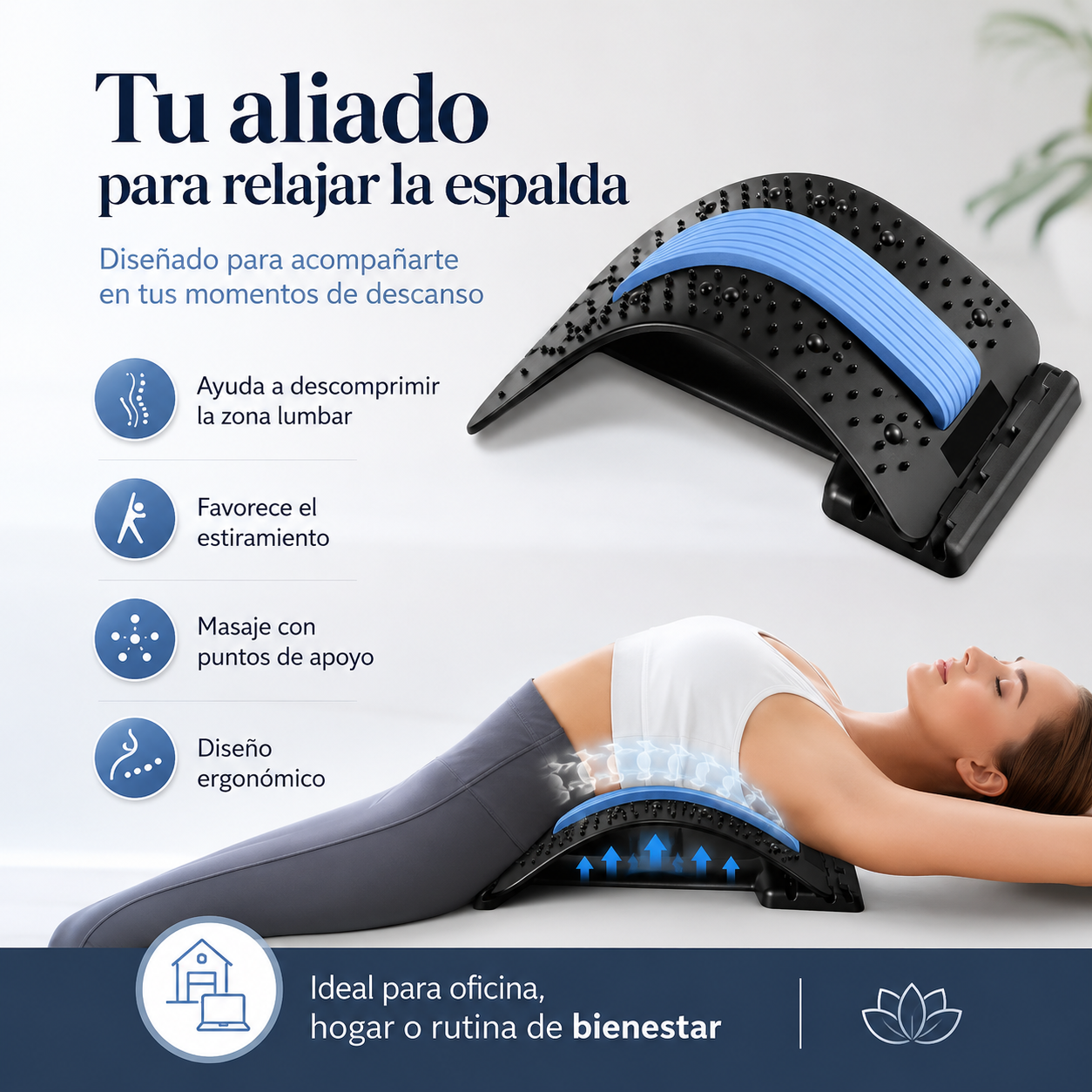 Masajeador Estirador Lumbar
