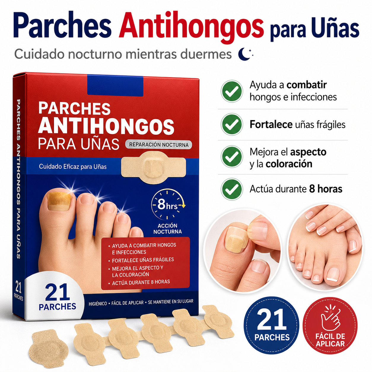Parche Anti Hongo Uña