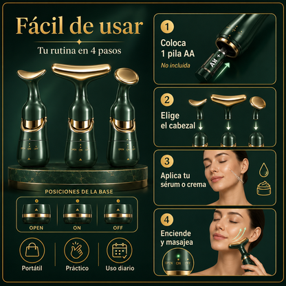 Masajeador Facial 3 En 1